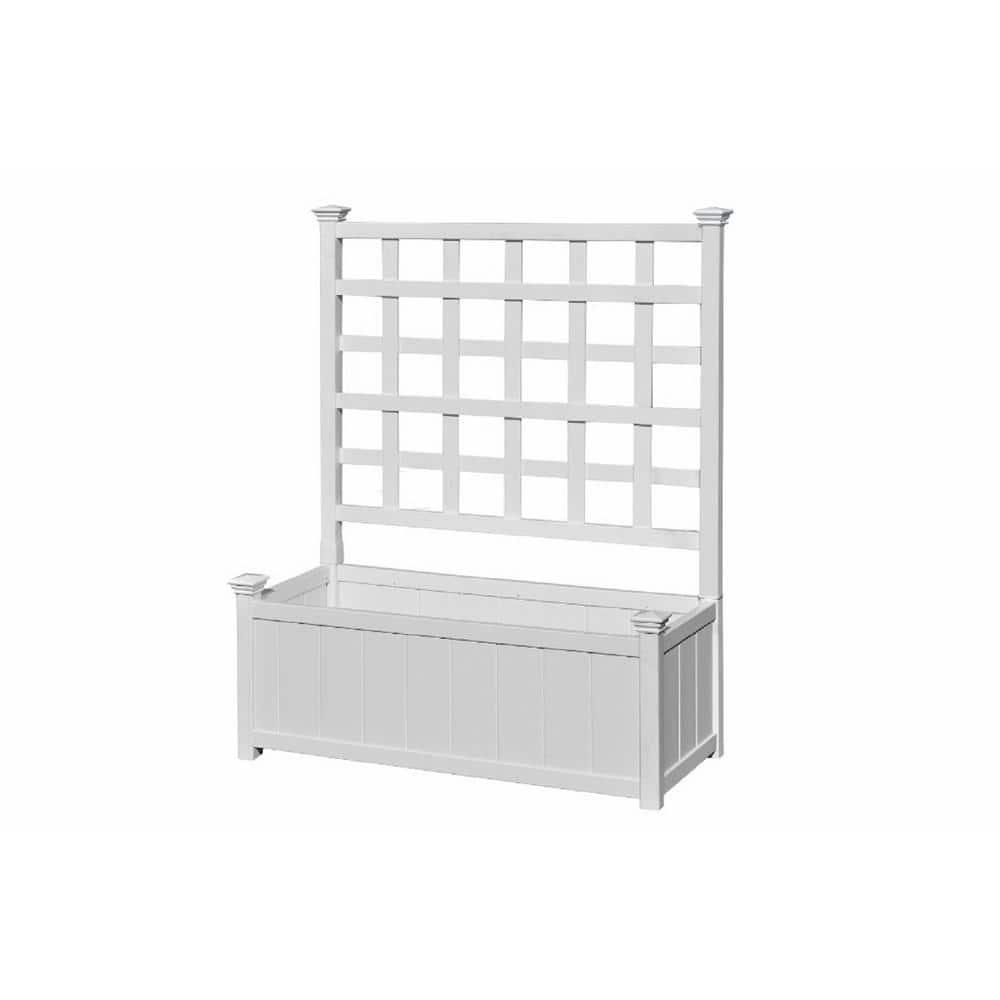 Vita Huron Planter Box with Trellis