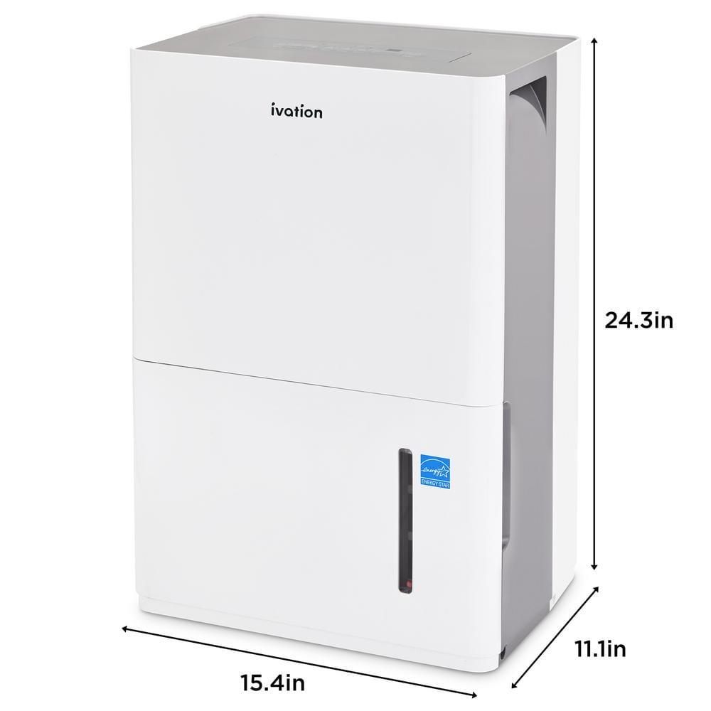 Ivation Ivation 50 Pints Tower Dehumidifier for Rooms up to 4500 Cubic Feet