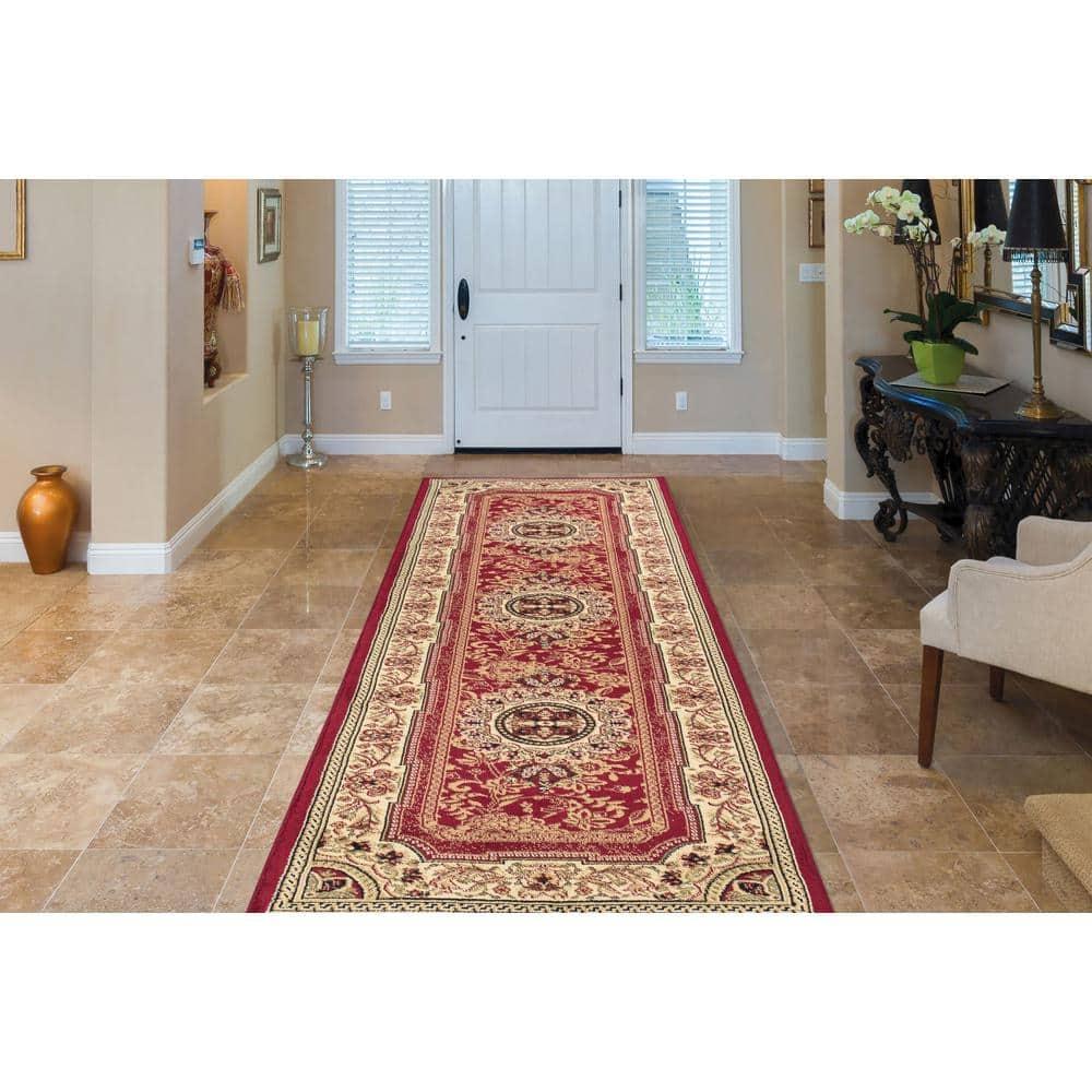 Concord Global 65202 2 ft. 2 in. x 7 ft. 3 in. Ankara Chateau - Red