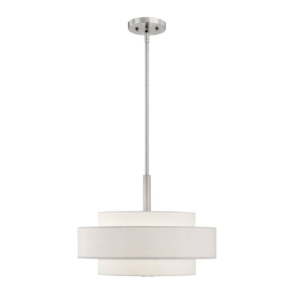 Livex Lighting Meridian 4 - Light Pendant in  Brushed Nickel