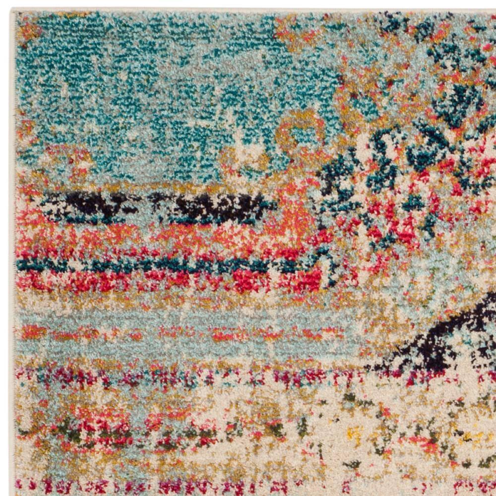 Monaco MNC222 Power Loomed Indoor Area Rug - Multi - 4'x4' - Safavieh.