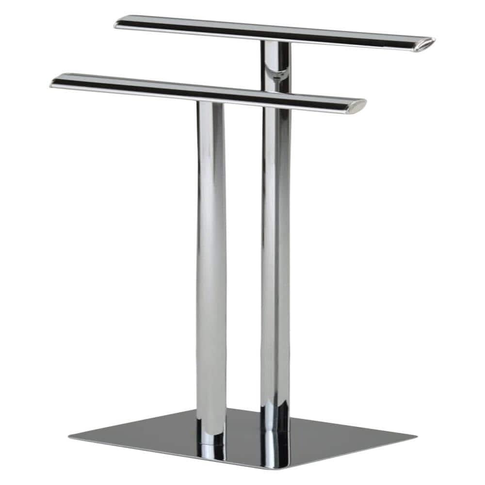 2 Tier Freestanding Towel Rack, Bathroom Standing Towel Racks, Hand Towel Holder - Towels Stand