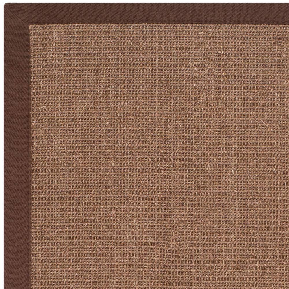Natural Fiber NF441 Power Loomed Indoor Accent Rug - Brown/Brown - 2'6"x4' - Safavieh.
