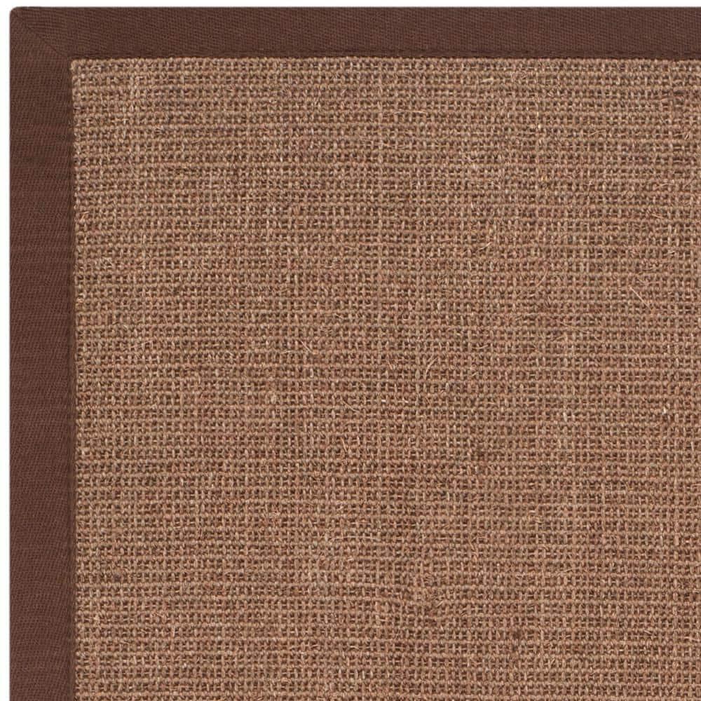 Natural Fiber NF441 Power Loomed Indoor Accent Rug - Brown/Brown - 3'x5' - Safavieh.
