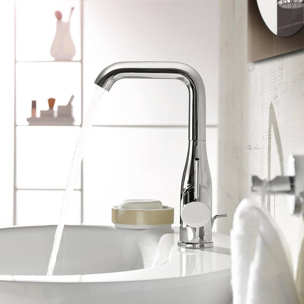 Grohe  Essence M-Size Bathroom Faucet with Swivel Spout StarLight Chrome Polished