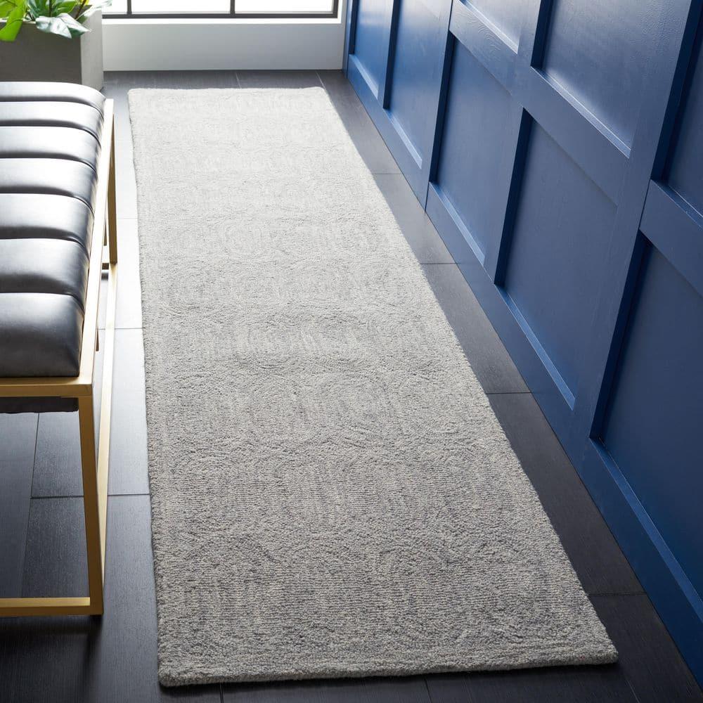 Metro MET124 Hand Tufted Runner Rug - Grey - 2'3"x9' - Safavieh.