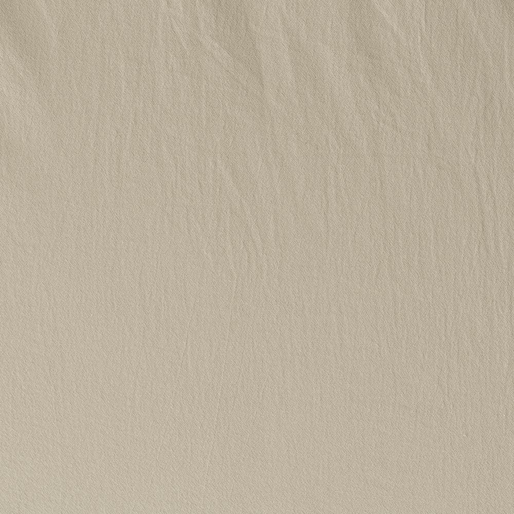 52"x95" Archaeo Light Filtering Washed Cotton Twist Tab Curtain Panel Oat: Modern Window Treatment, Beige