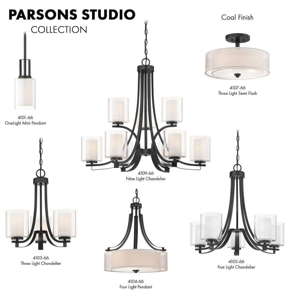 Minka Lavery Minka Parsons Studio 20 1/2" Wide Sand Coal Black Drum Pendant Light