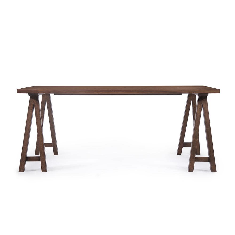 Sabine 71" Rectangular Farmhouse Wood Dining Table: Seats 8, Rubberwood & Oak - Christopher Knight Home