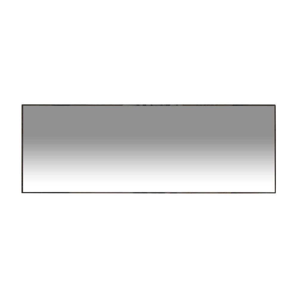 Noble House Govan Modern Glass and Metal Console Table, Silver