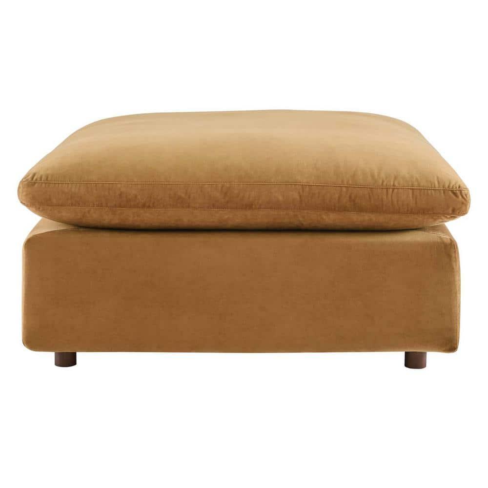 Modway Commix Down Filled Overstuffed Performance Velvet Ottoman