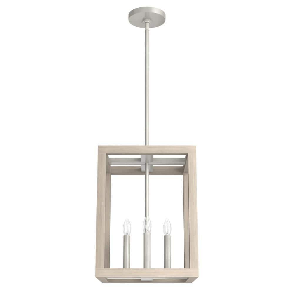 Hunter Fan Squire Manor 4 - Light Lantern Rectangle Chandelier