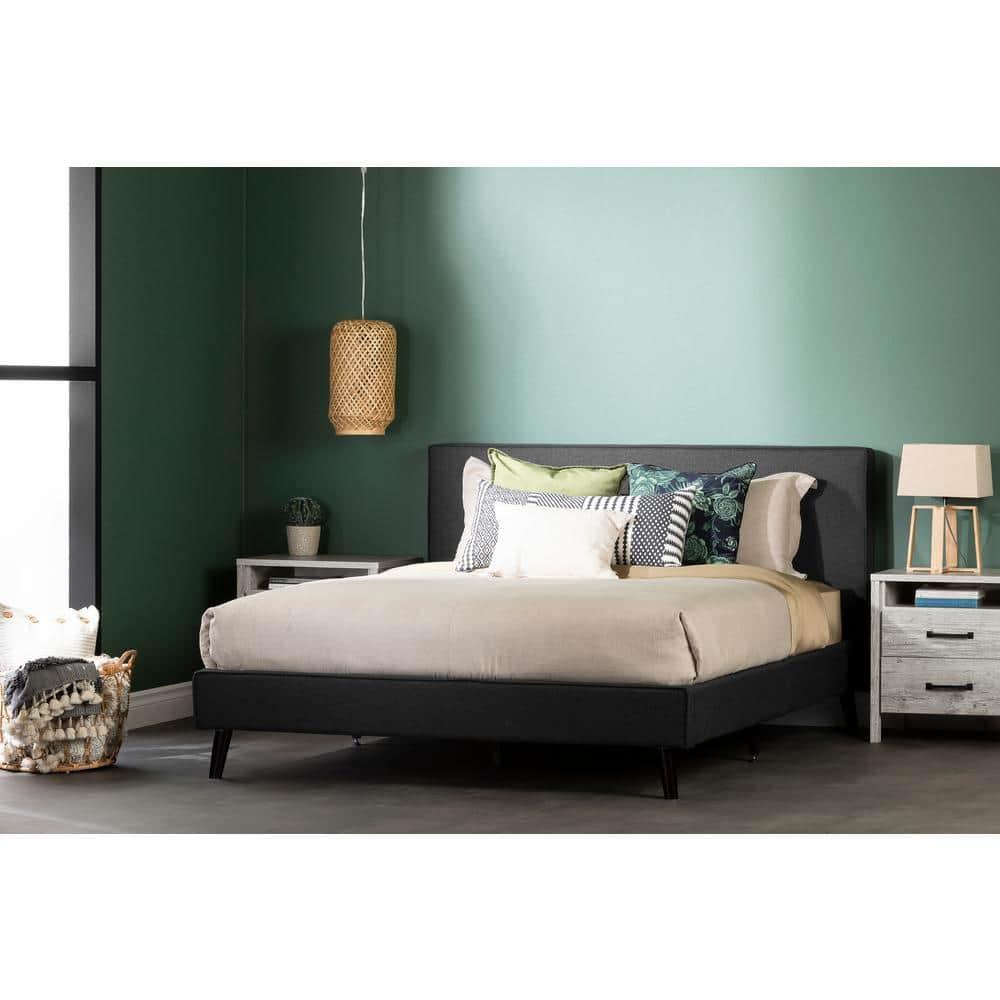 South Shore Gravity Queen Upholstered Platform Bed
