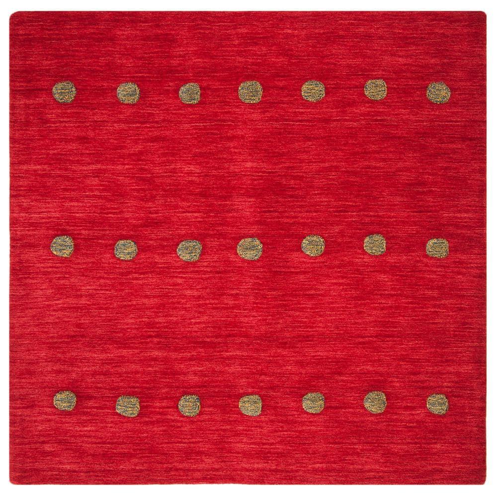 SAFAVIEH Himalaya Collection HIM590Q Handmade Red Rug