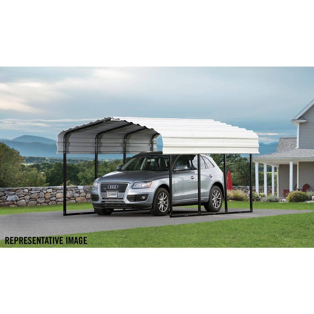 Arrow Arrow Galvanized Steel Carport