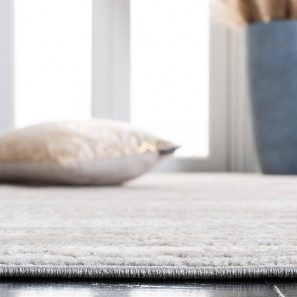 Lagoon LGN518 Power Loomed Area Rug - Grey/Beige - 5'5"x7'7" - Safavieh