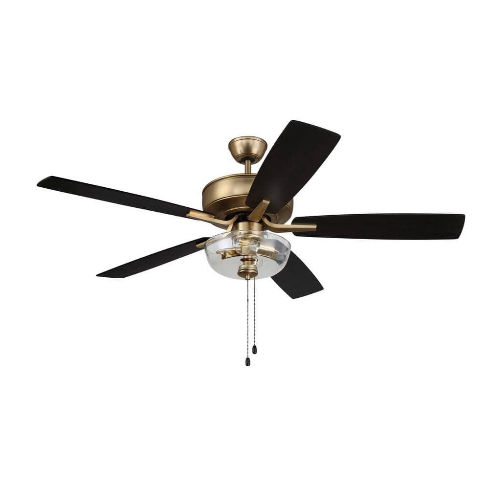 Pro Plus 101 Clear Bowl Light Kit 52'' Ceiling Fan with Light Kit