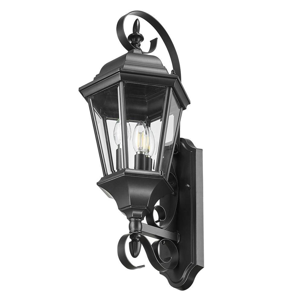 Acclaim Lighting 5413 New Orleans 3 Light 25" Height Outdoor Wall Sconce - Black