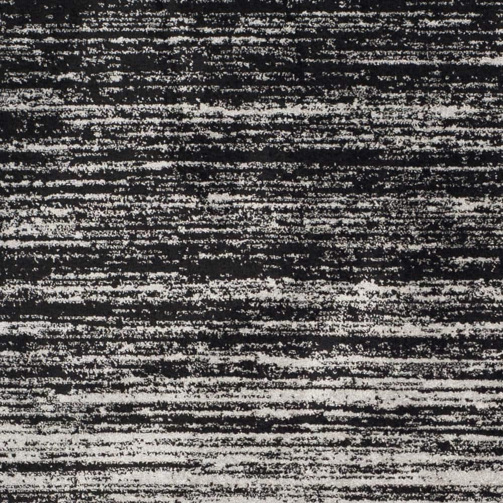 SAFAVIEH Adirondack Esmond Abstract Area Rug, Silver/Black, 8' x 10'