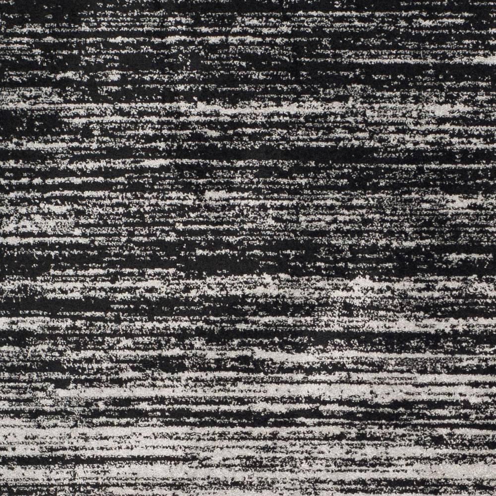 Adirondack ADR113 Machine Made Indoor Area Rug - Silver/Black - 9'x12' - Safavieh
