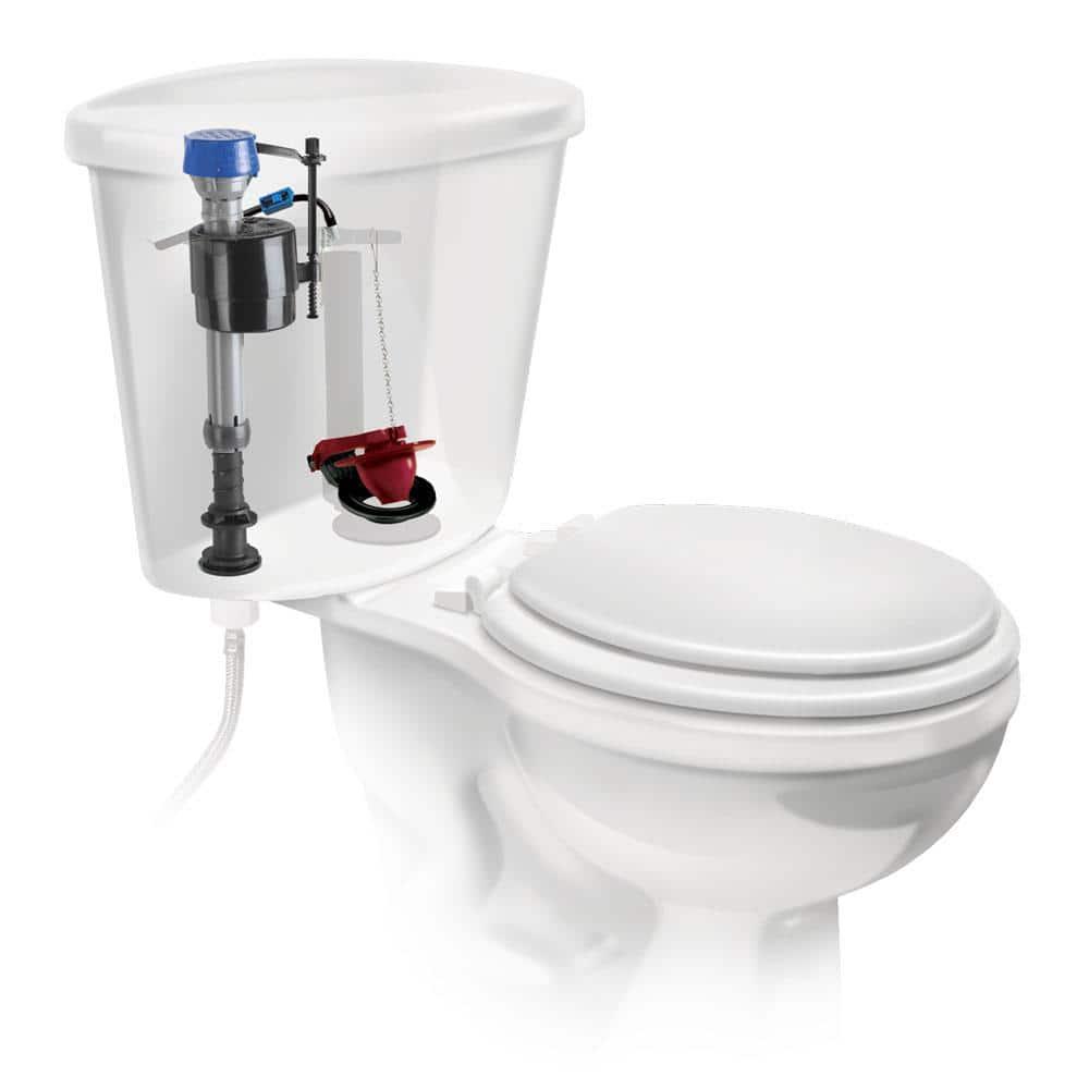 Fluidmaster® 400CARP5 PerforMAX® High Performance Toilet Fill Valve and 2" Flush Valve Repair Kit, No Tank Removal Repair Kit
