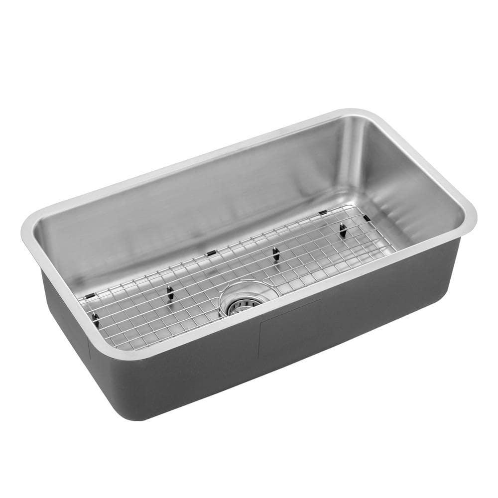 JASSFERRY Undermount Kitchen Sink Single Bowl 32 Inch, 32", 16-gauge Stainless Steel