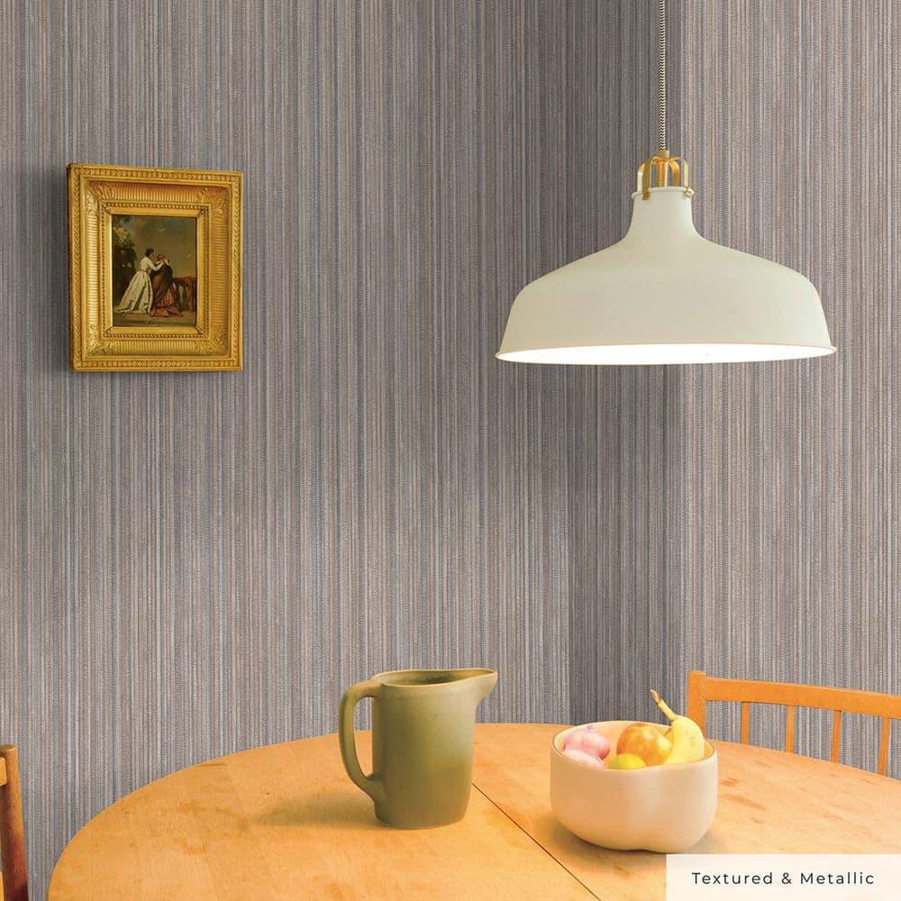 Tempaper & Co. 28 sq ft Faux Horizontal Grasscloth Removable Peel and Stick Wallpaper Textured Neutral : Vinyl, Self-Adhesive