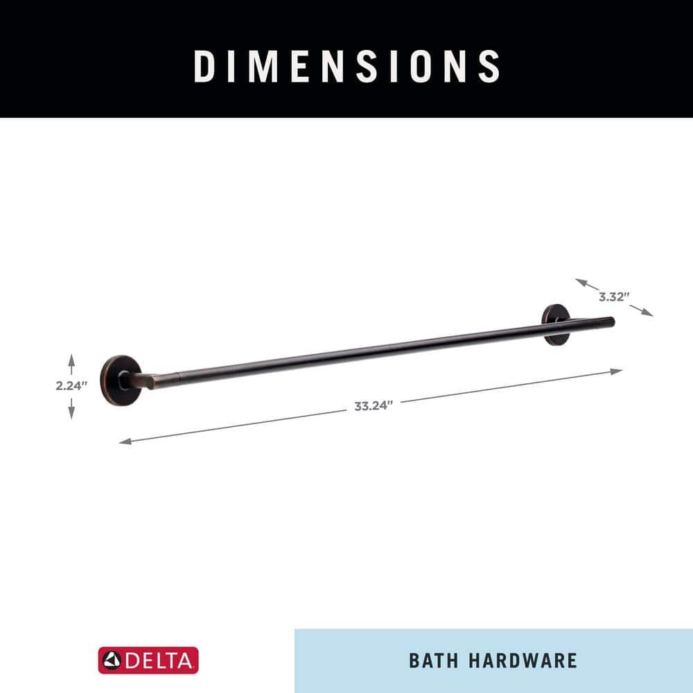 Trinsic 30 in. Wall Mount Towel Bar Bath Hardware Accessory