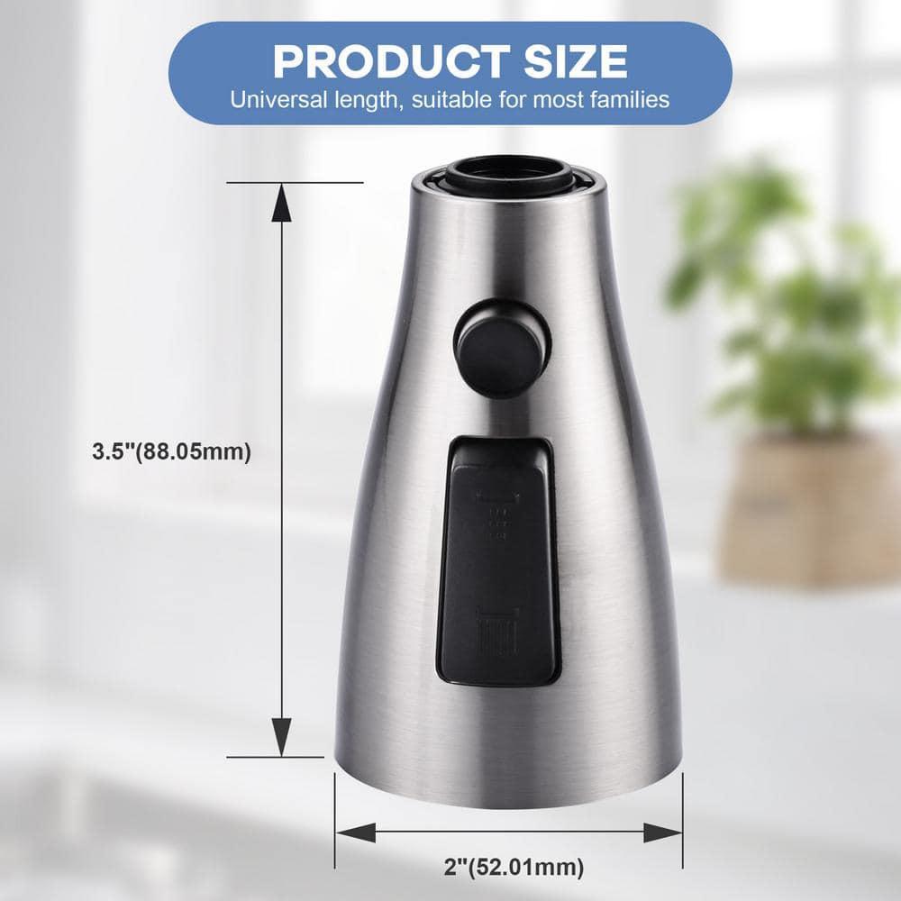 WOWOW 3-Function Sprayer Pull Down Kitchen Faucet Spray Head Replacement With 9-Adapter Kit