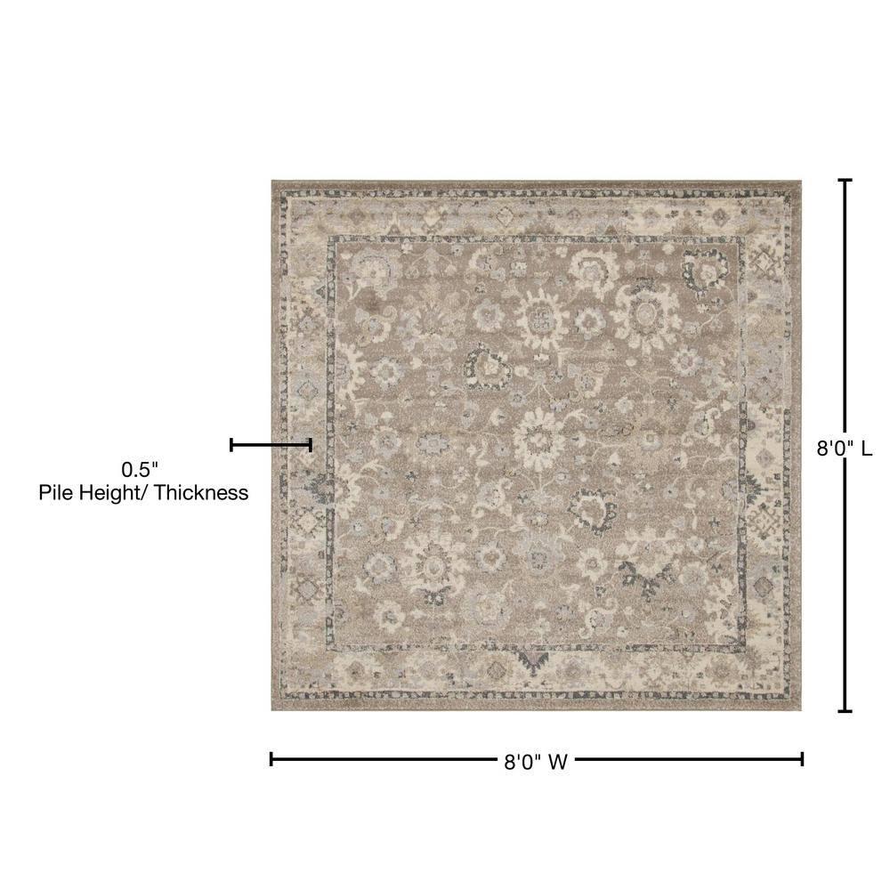 Kalf Abstract Beige Area Rug