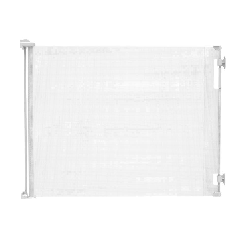 Perma Child Safety 71" Wide x 41" Tall Retractable Baby Gate - 3122 - White