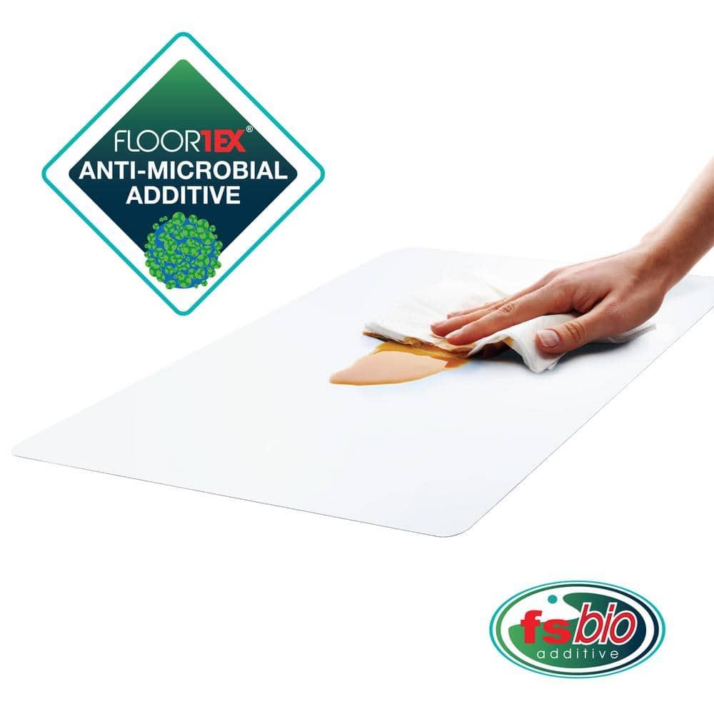 Desktex® Pack of 4 Anti-Microbial Vinyl Rectangular Desk Mats - 12" x 18"