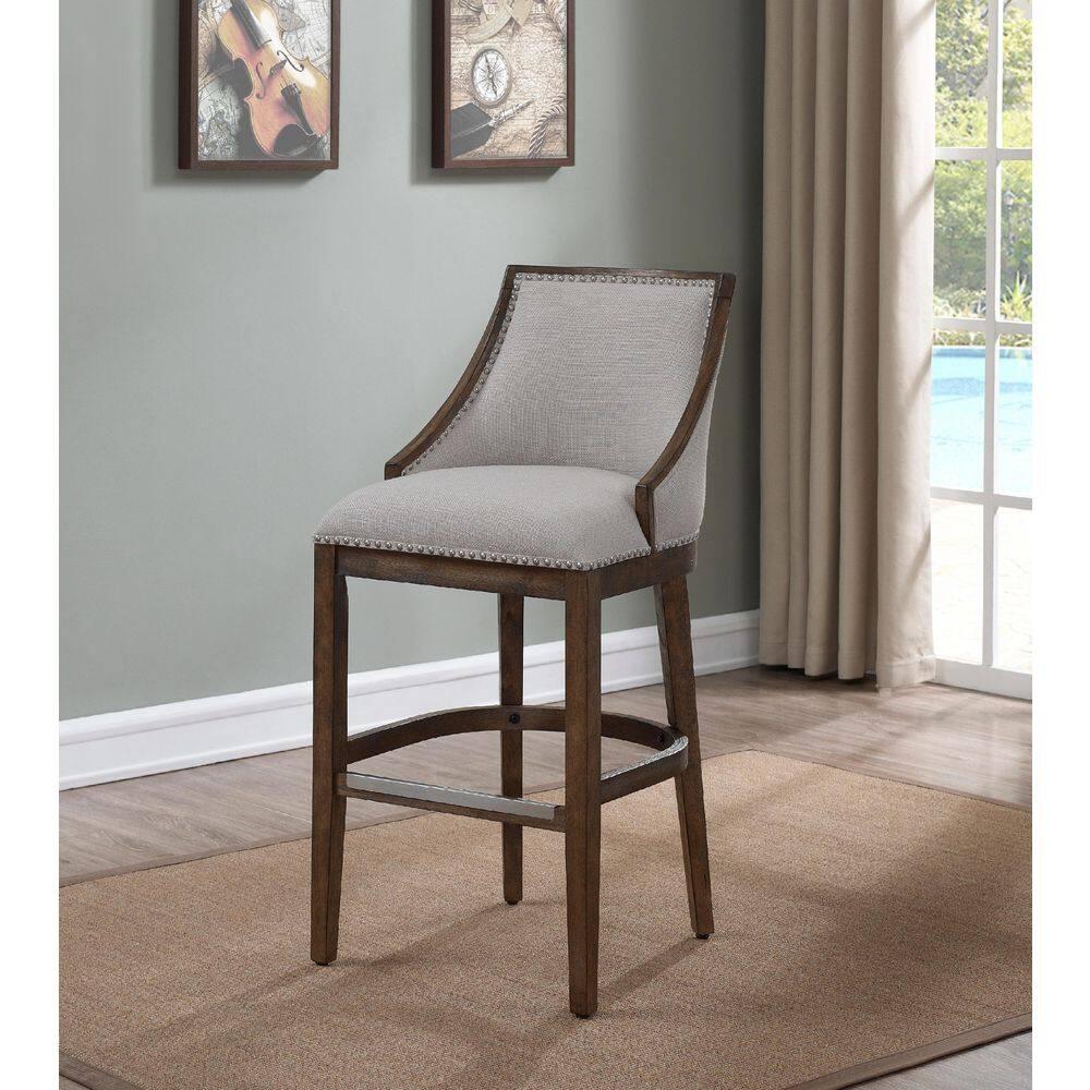 Brewer 26" Stool - Drift Brown