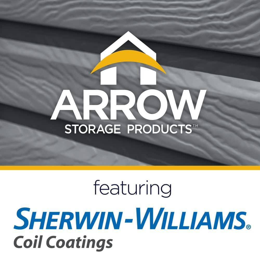 Arrow 6 ft. W x 7 ft. D Galvanized Steel	 Storage Shed