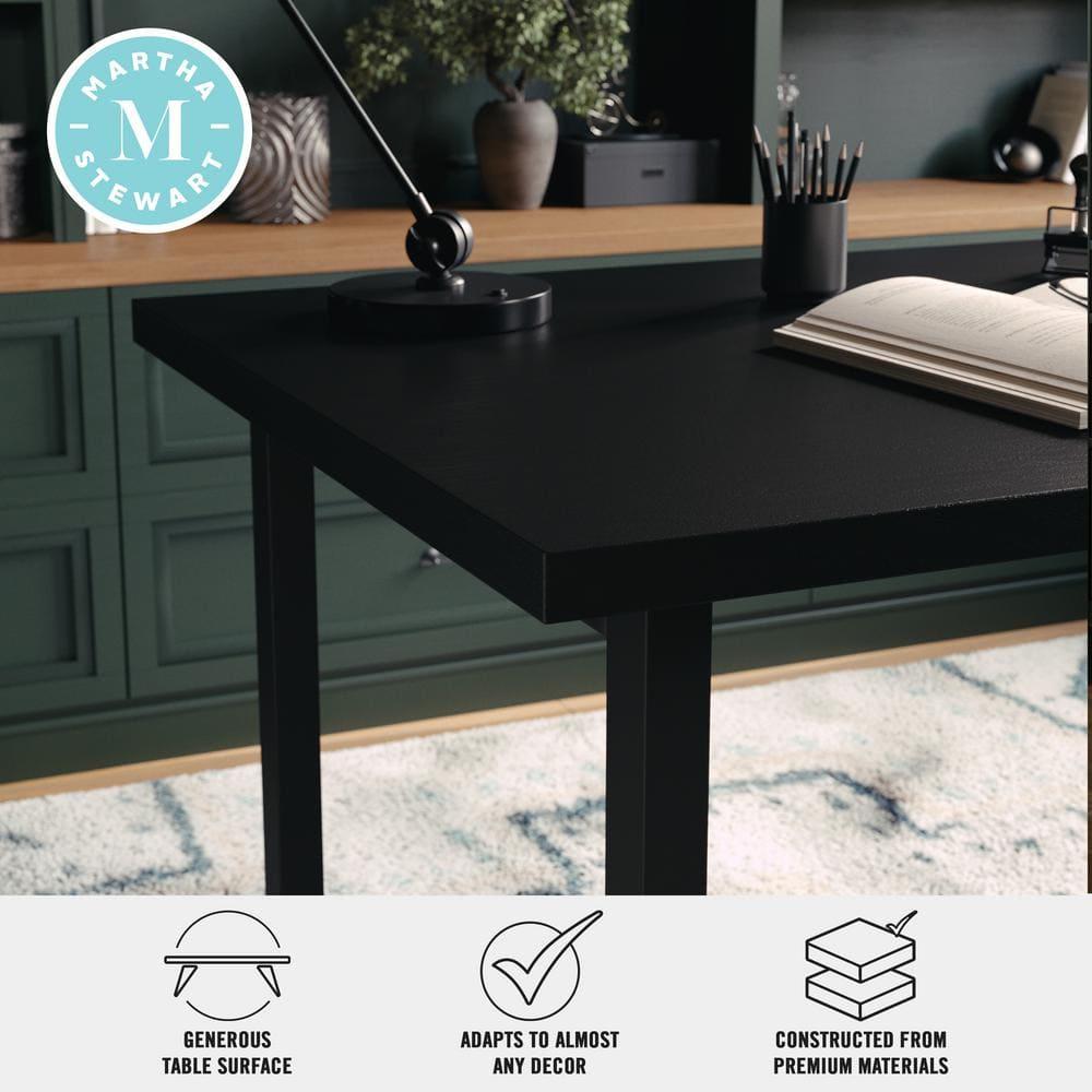 Martha Stewart Martha Stewart Beckett Home Office Trestle Desk with Shelves