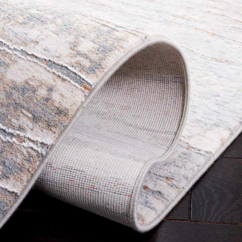 Marmara MRM304 Power Loomed Area Rug - Beige/Blue Rust - 9'x12'1" - Safavieh.