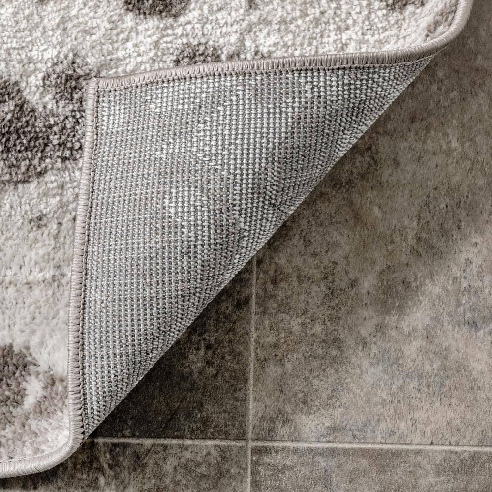 Nuloom Meaghan Abstract 3x5 Accent Indoor Area Rug for Living Room Bedroom Dining Room Entryway Kitchen, Grey/Ivory