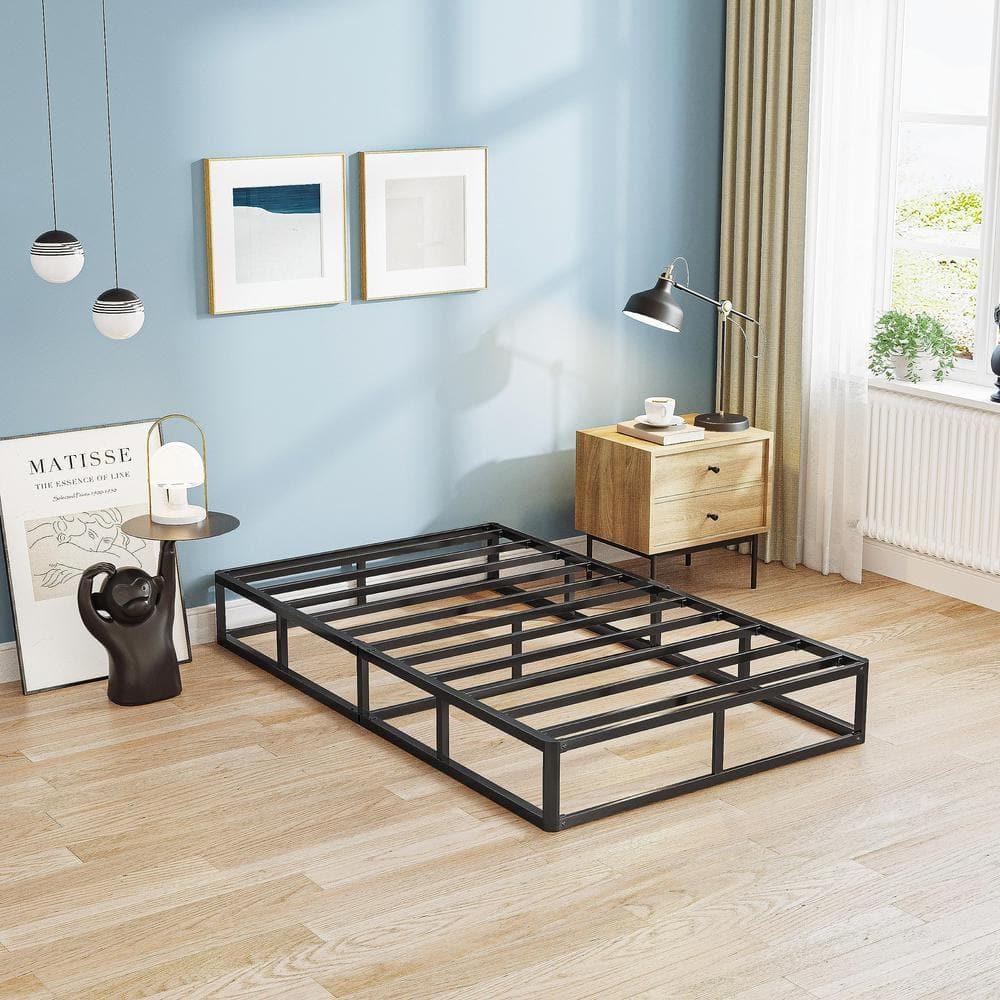 7 in. H Twin Box Spring, Heavy-Duty Metal Structure with Fabric Cover, Easy Assembly, Mattress Foundation