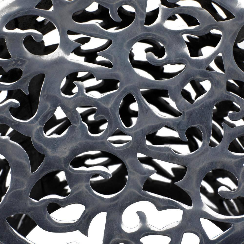 World Menagerie Alesia Aluminum Accent Stool