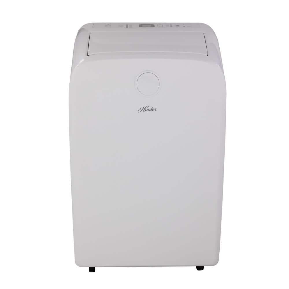 Hunter Fan 10000 BTU (8000 SACC DOE) 450 Sq Ft Portable Dual Heater/Air Conditioner, White