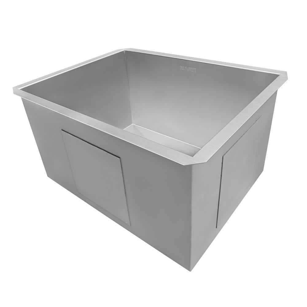 Ruvati 21" x 18" x 12" Deep Laundry Utility Sink Undermount 16 Gauge Stainless Steel