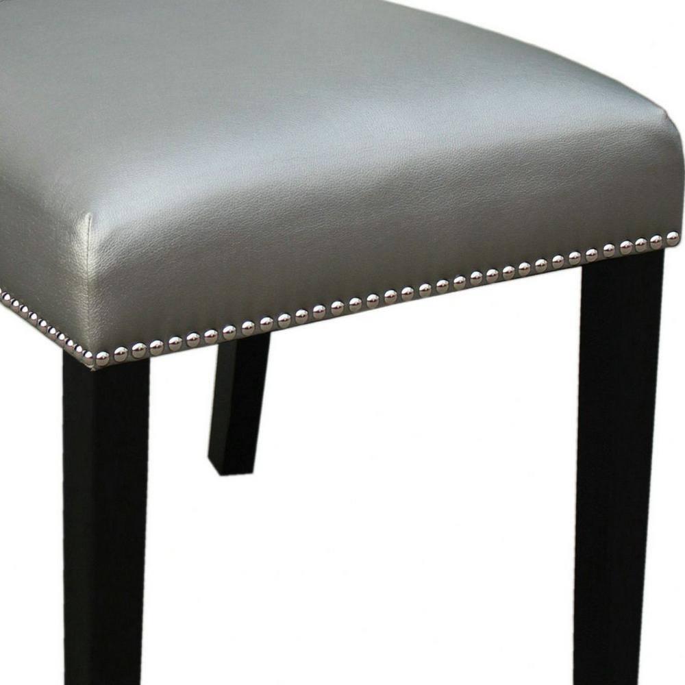 Camila Rectangle Dining Set 7pc - Silver Chairs