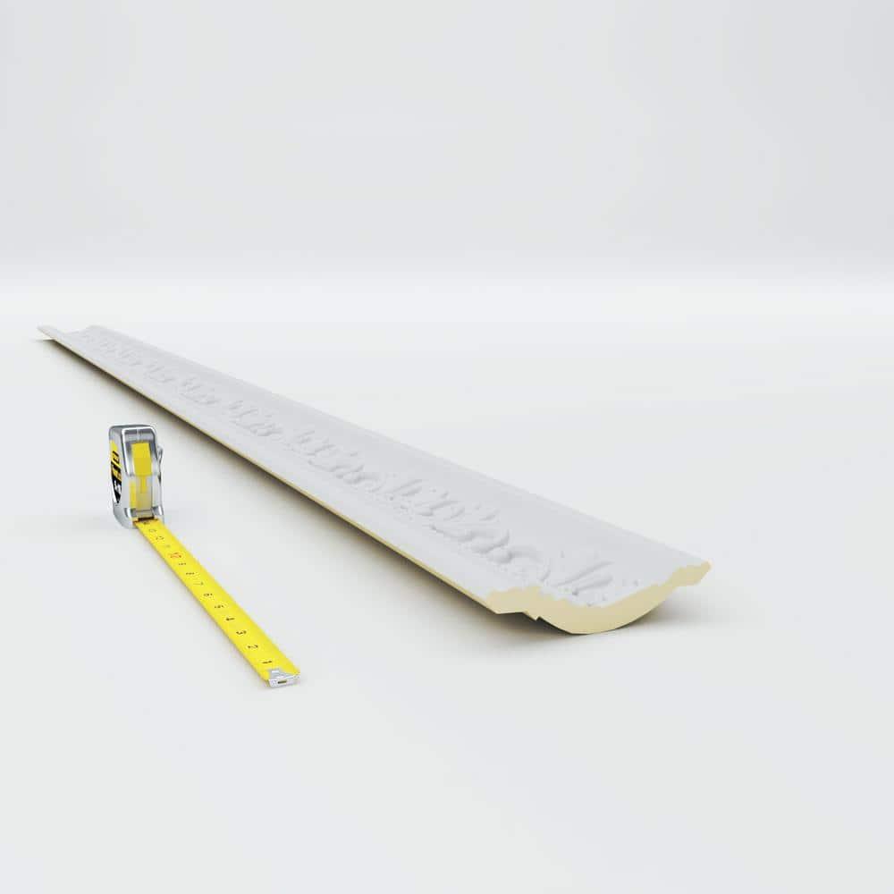 4 3/8"H x 4"P x 5 7/8"F x 94 1/2"L, (9 5/8" Repeat), Versailles Crown Moulding