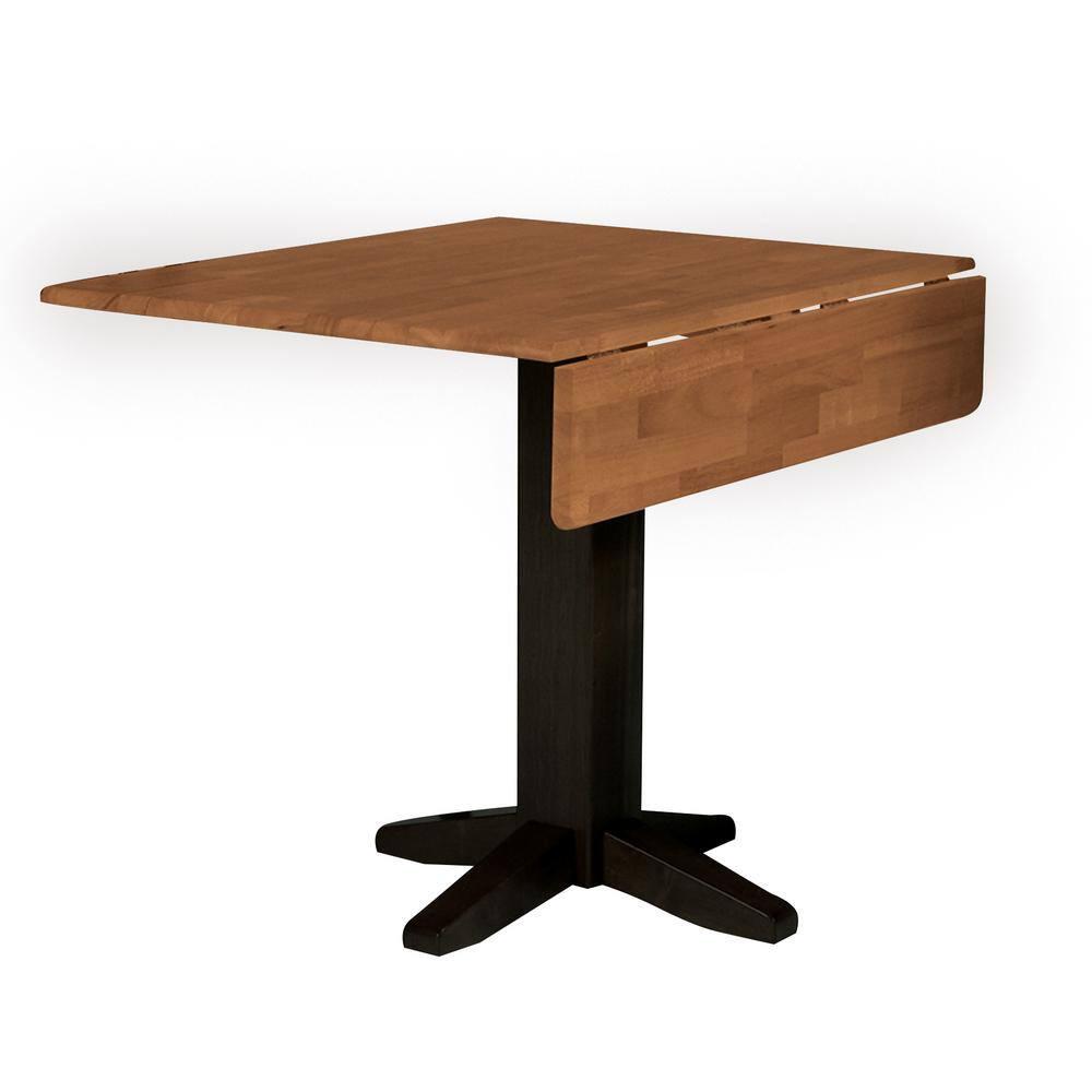 36" Sanders Square Dual Drop Leaf Dining Table - International Concepts