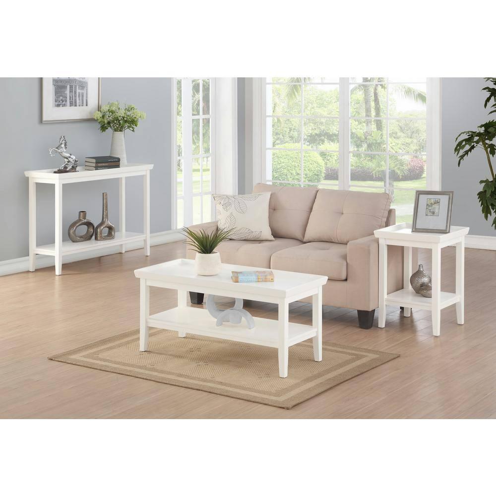 HomeStock Island Oasis End Table with Shelf
