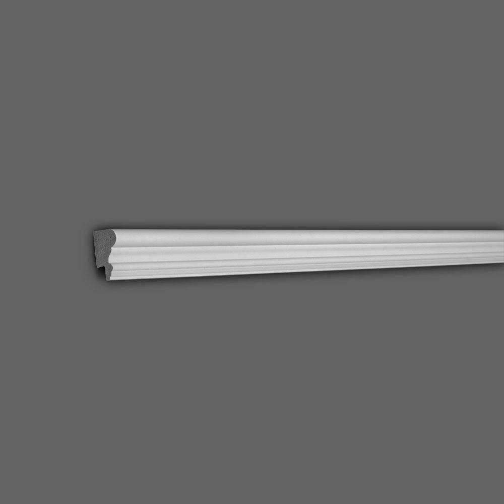 Architectural Products by Outwater L.L.C. 1 in x 1-3/4 in x 6 in Long Recycled Polystyrene Cap Panel Moulding Sample | Wayfair