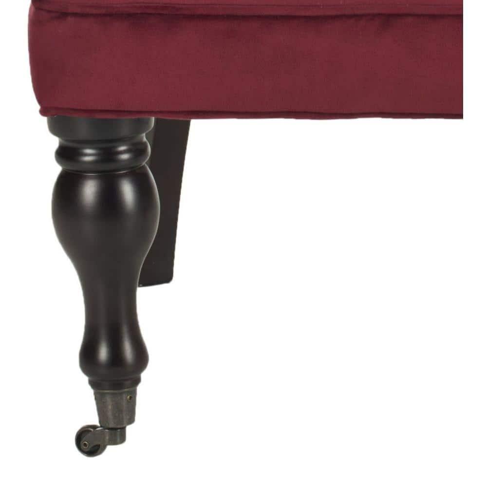 Falcon Arm Chair - MCR4544 - Red Velvet - Safavieh