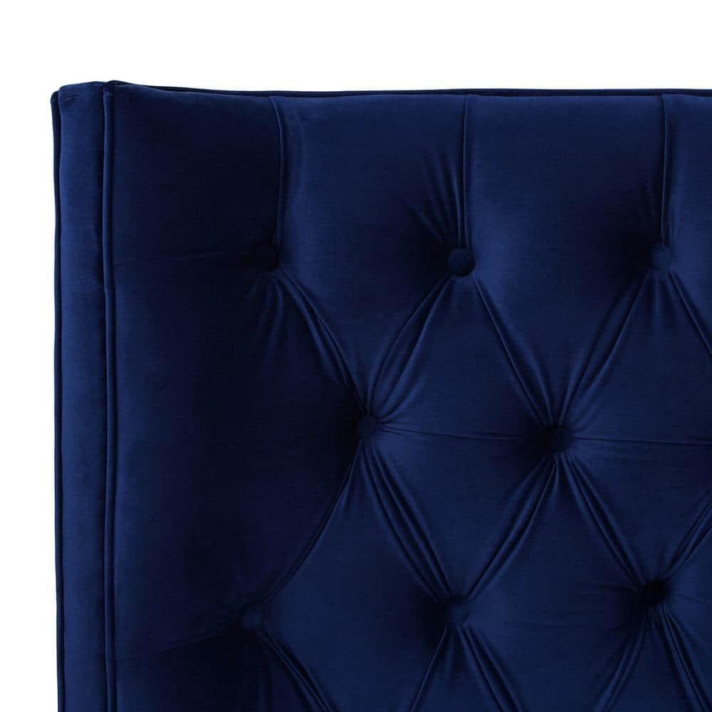 Jennifer Taylor Home Brooklyn Tufted Bed, King, Navy Blue