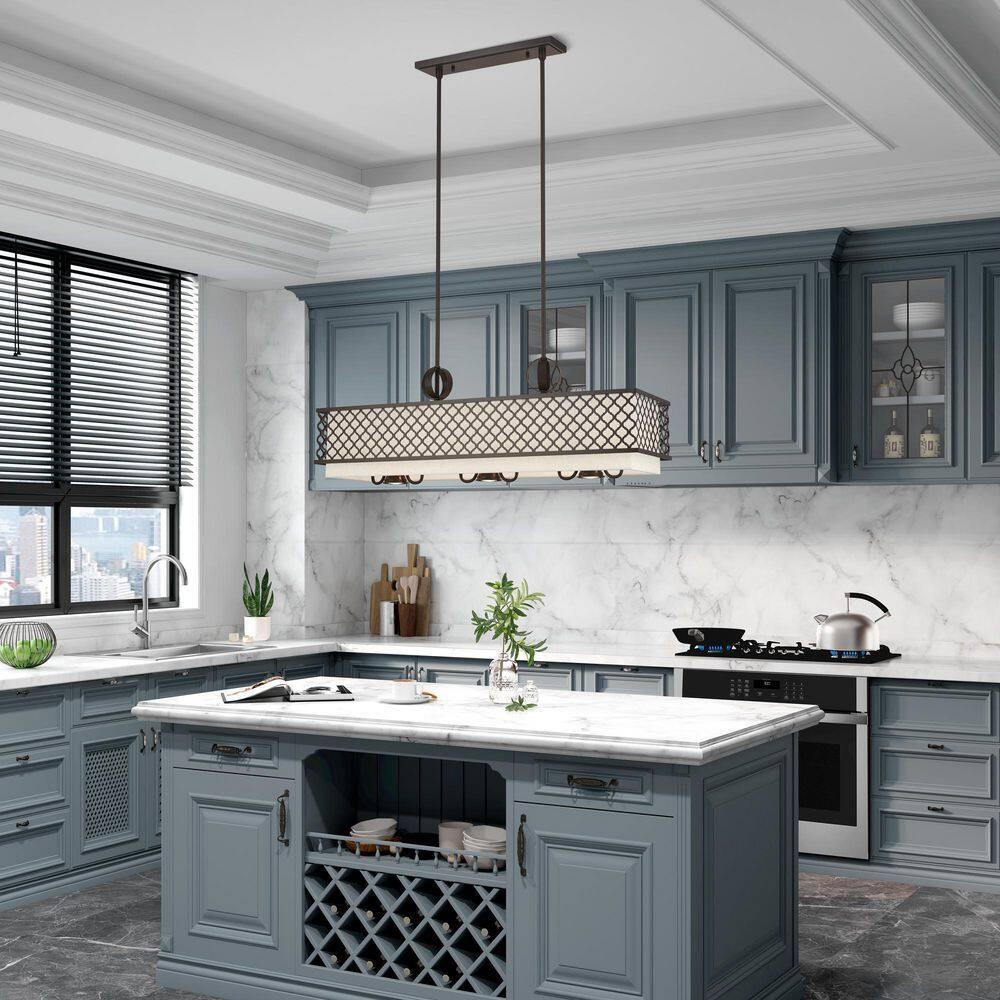 9 - Light Square / Rectangle Chandelier