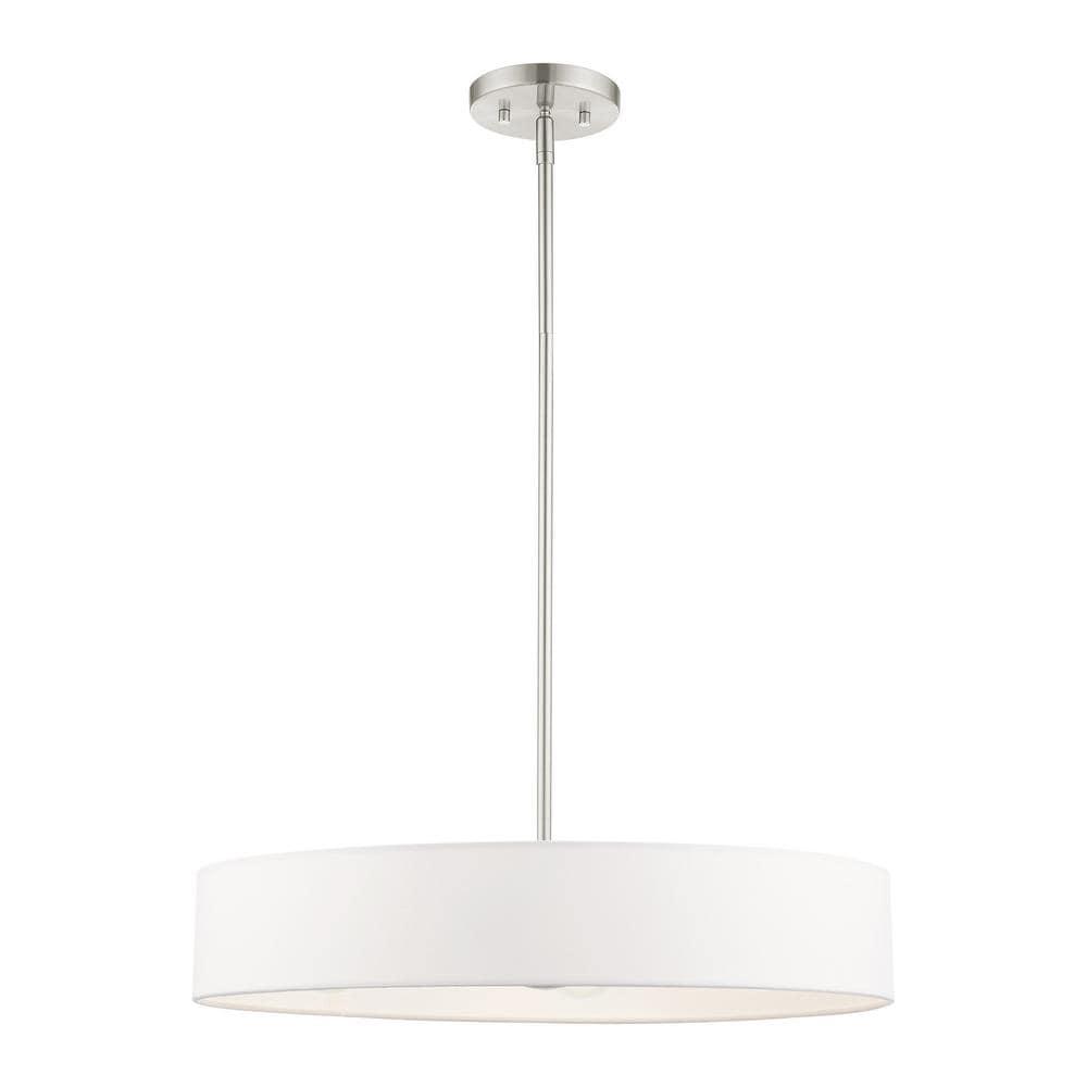Livex Lighting Venlo 4 - Light Pendant in  Brushed Nickel